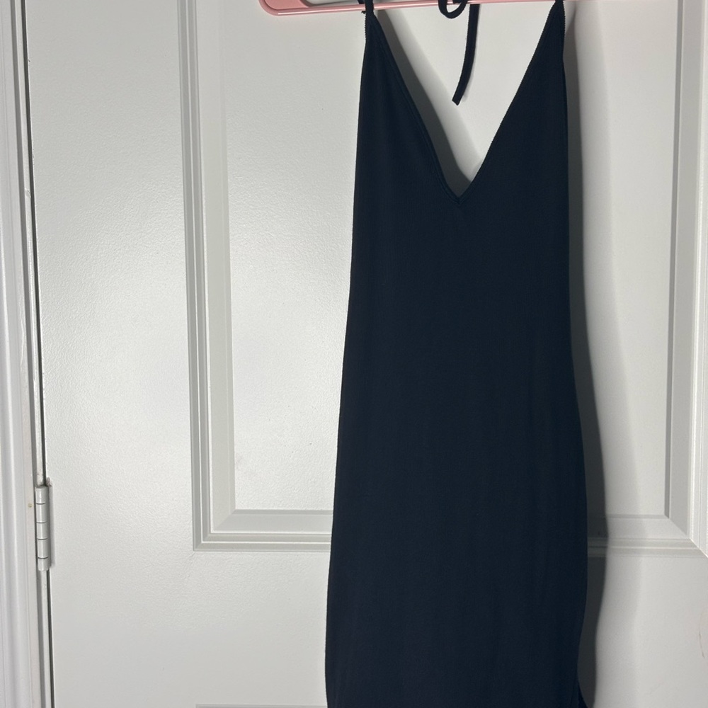SHEIN Blue Spaghetti Strap Slip Dress